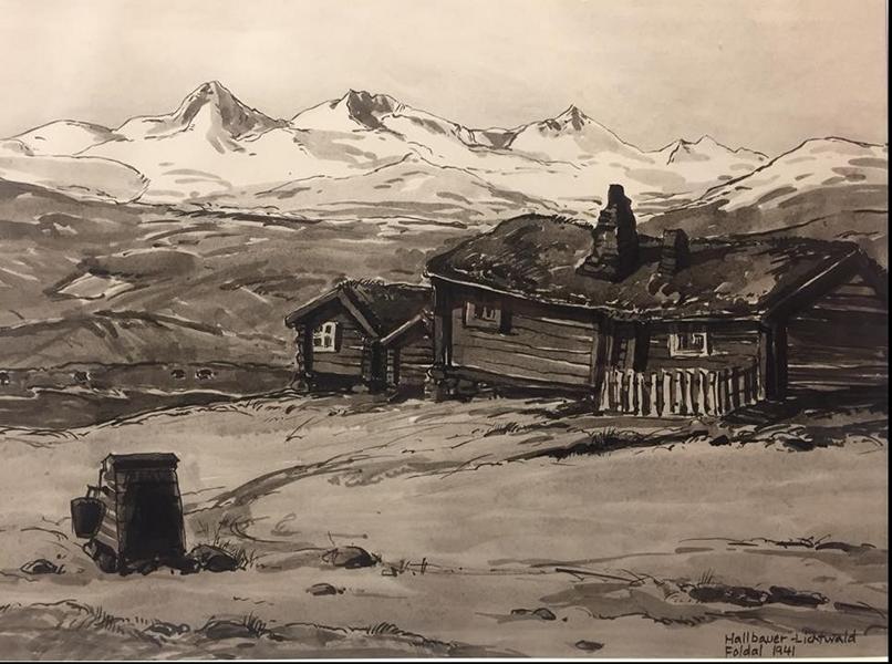 Folldal/Innlandet 1941: Marianne Lichtwald Hallbauer (with courtesy of Marianne's grandson Hans Hallbauer) Folldal/Innlandet 1941: Marianne Lichtwald Hallbauer (with courtesy of Marianne's grandson Hans Hallbauer)