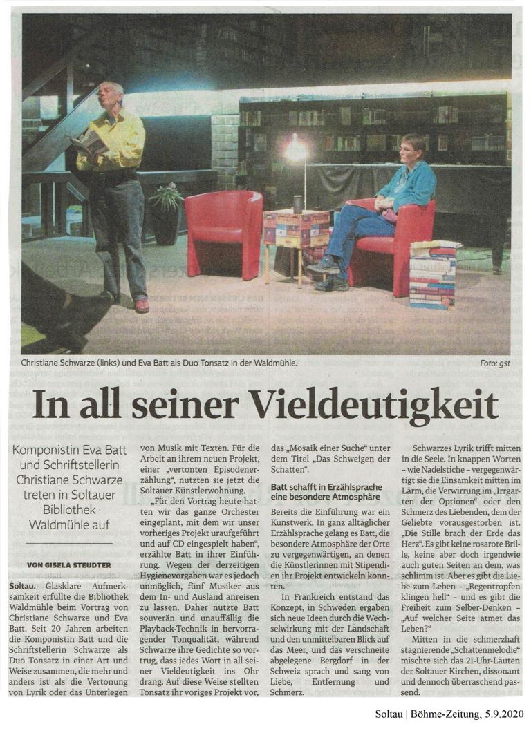 Zeitungsartikel Soltau 2020 Zeitungsartikel Soltau 2020