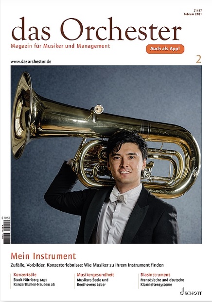 Magazin das Orchester Frontseite Magazin das Orchester Frontseite