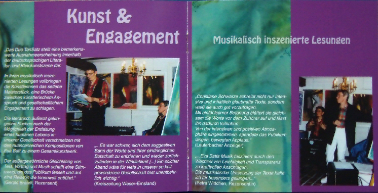 Foto: Begleitheft Hörbuch Wie ein Augenzwinkern der Zeit